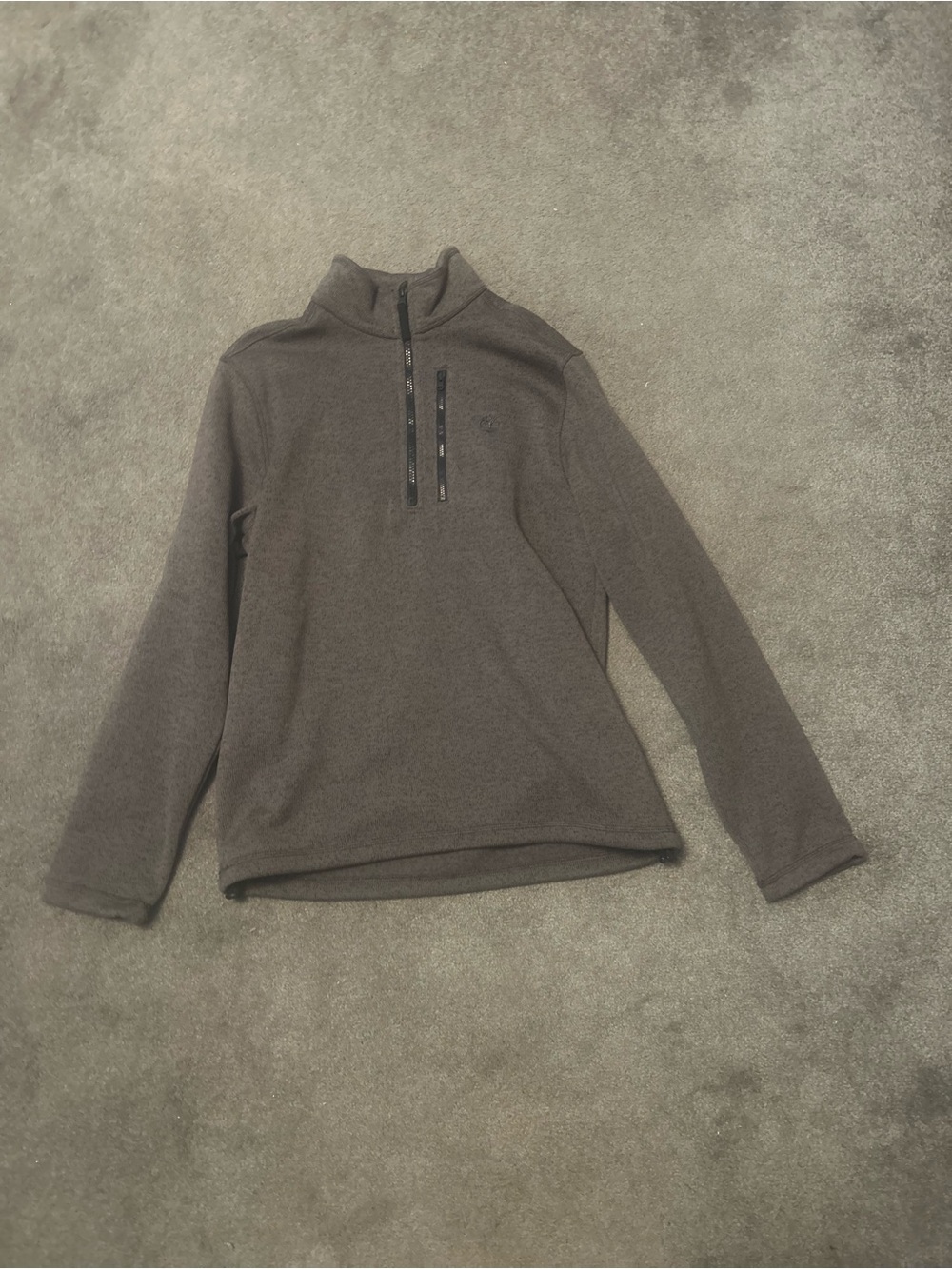 Timberland Men's Half-Zip Fleece Pullover - Gray